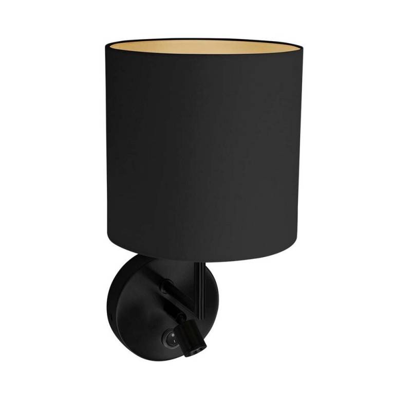 Steinhauer LIGHTING Wandleuchte, Leuchtmittel nicht inklusive, Wandlampe Wandleuchte Bettlampe schwarz Textil Leseleuchte Steinhauer LIGHTING Wandleuchte, Leuchtmittel nicht inklusive, Wandlampe Wandleuchte Bettlampe schwarz Textil Leseleuchte von Steinhauer LIGHTING
