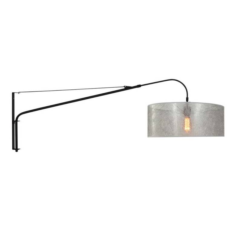 Steinhauer LIGHTING Wandleuchte, Wandleuchte Lampe Schlafzimmerleuchte silber Textil schwarz Leselampe Steinhauer LIGHTING Wandleuchte, Wandleuchte Lampe Schlafzimmerleuchte silber Textil schwarz Leselampe von Steinhauer LIGHTING