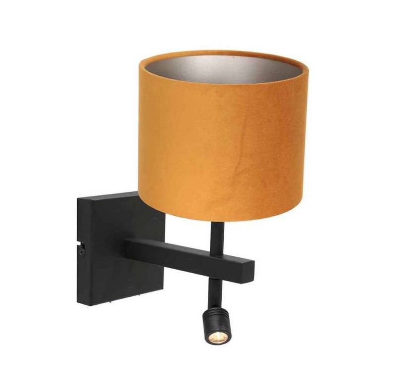 Steinhauer LIGHTING Wandleuchte, Leuchtmittel nicht inklusive, Wandleuchte Leseleuchte Bettleuchte Schlafzimmerlampe Textil gold von Steinhauer LIGHTING
