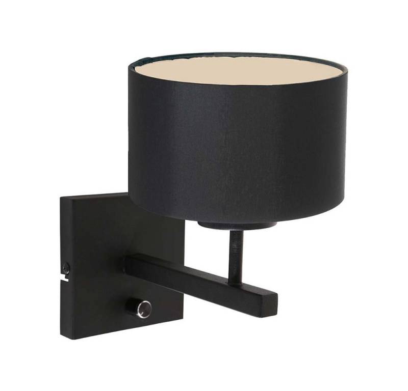 Steinhauer LIGHTING Wandleuchte, Wandleuchte Wandlampe Flurlampe Schlafzimmerleuchte Metall Stoff von Steinhauer LIGHTING