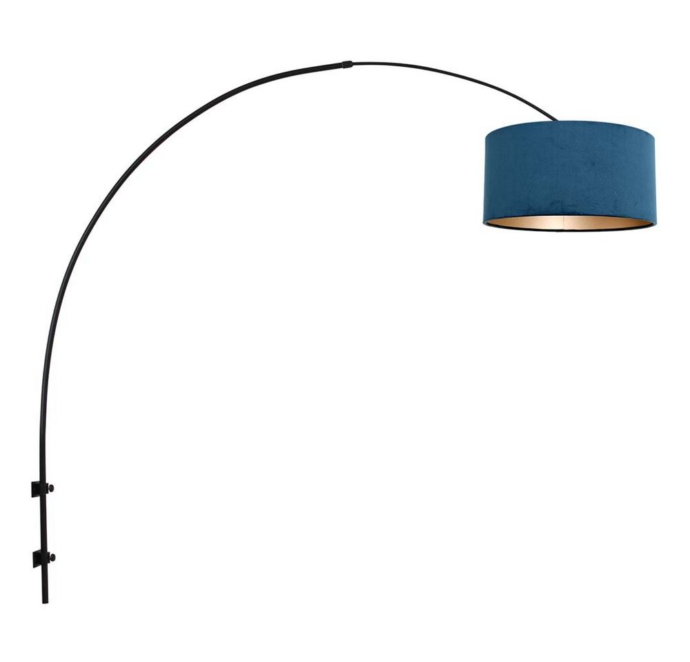 Steinhauer LIGHTING Wandleuchte, Wandleuchte Wandlampe Schlafzimmerleuchte Wohnzimmerlampe Stoff Blau T von Steinhauer LIGHTING