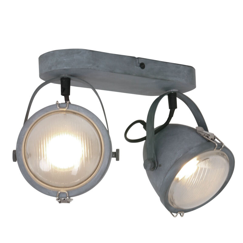 Steinhauer 2-fach Deckenleuchte Mexlite Paco grau von Steinhauer Lighting