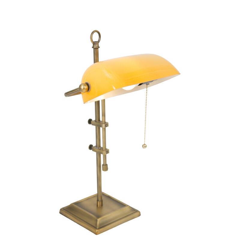Steinhauer Ancilla Tischleuchte bronze gelb höhenverstellbar von Steinhauer Lighting