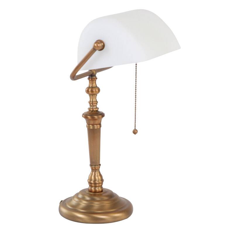 Steinhauer Ancilla Tischleuchte bronze weiß von Steinhauer Lighting