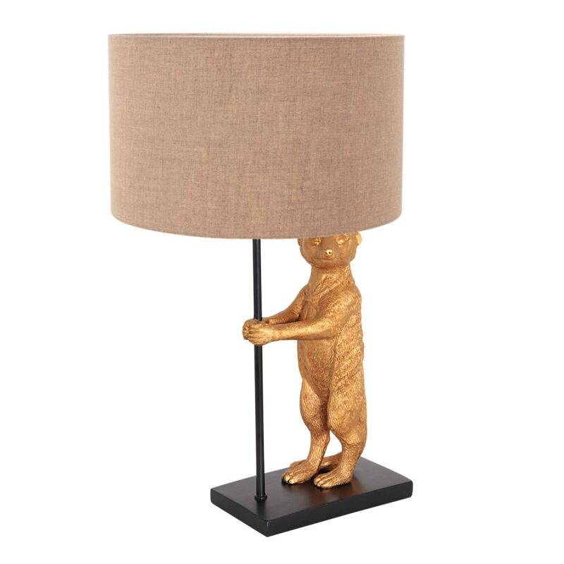 Steinhauer Animaux Tischleuchte schwarz grau von Steinhauer Lighting