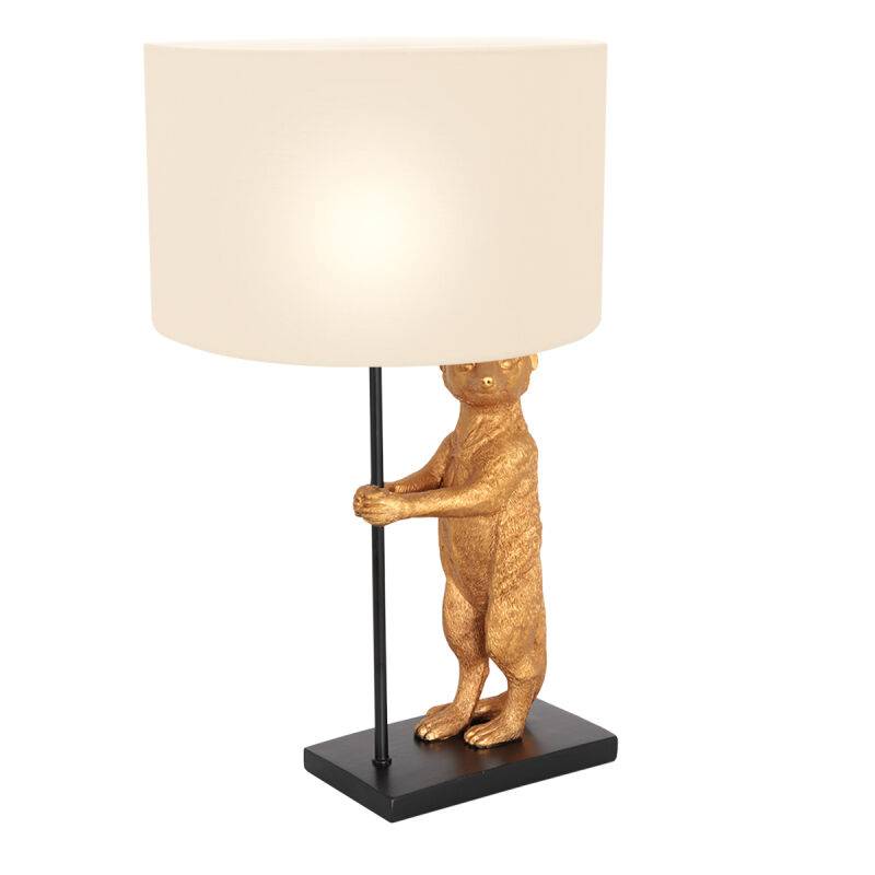 Steinhauer Animaux Tischleuchte schwarz weiß von Steinhauer Lighting