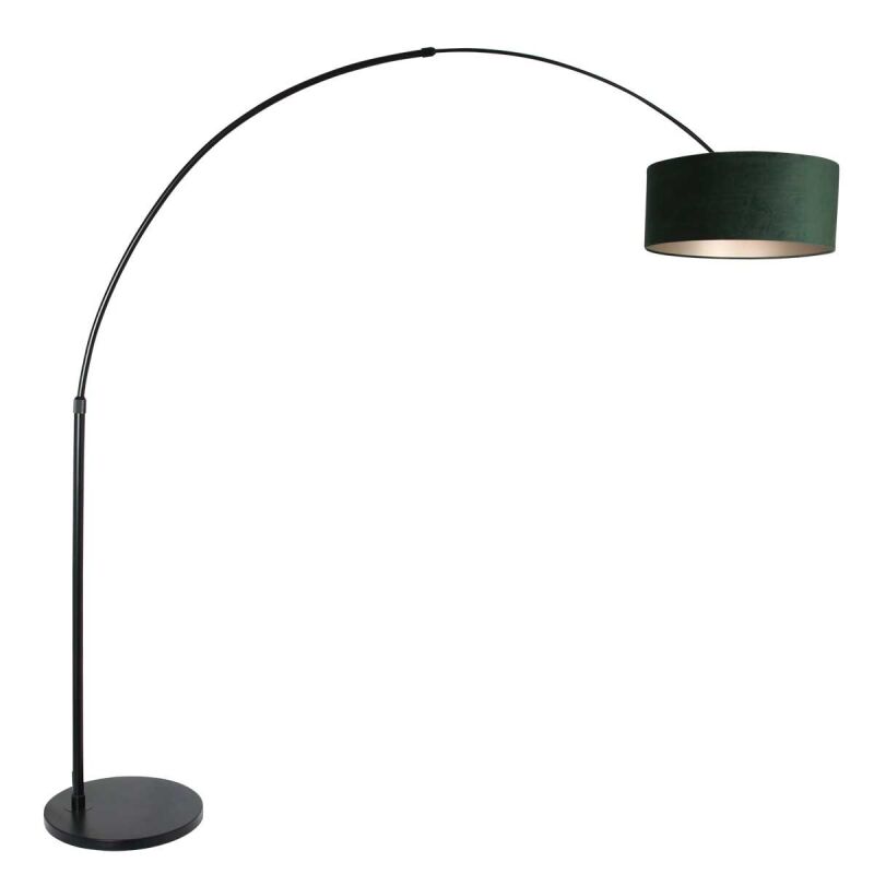 Steinhauer Bogenleuchte Sparkled Light schwarz verschiedene Variationen grün (Velours) von Steinhauer Lighting