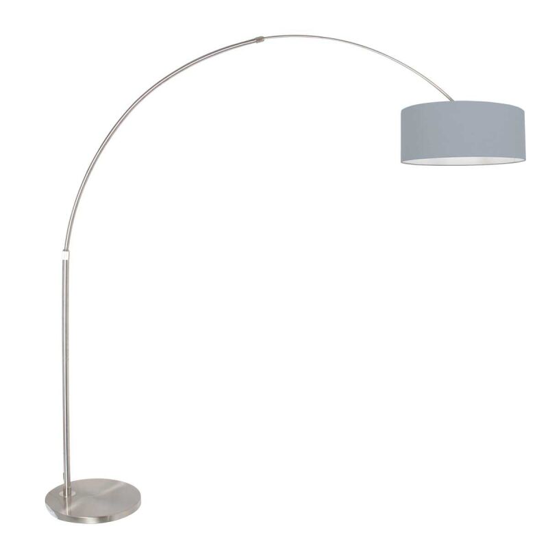 Steinhauer Bogenleuchte Sparkled Light stahl verschiedene Variationen blau-grau (Leinen) von Steinhauer Lighting