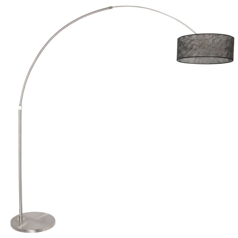 Steinhauer Bogenleuchte Sparkled Light stahl verschiedene Variationen schwarz (Vlies) von Steinhauer Lighting