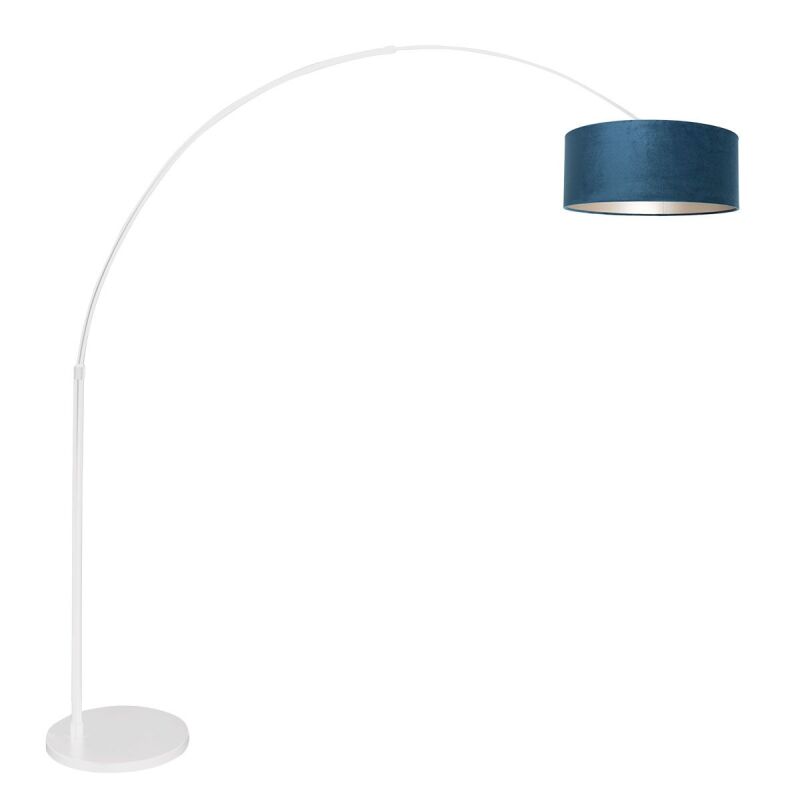 Steinhauer Bogenleuchte Sparkled Light weiß verschiedene Variationen blau (Velours) von Steinhauer Lighting