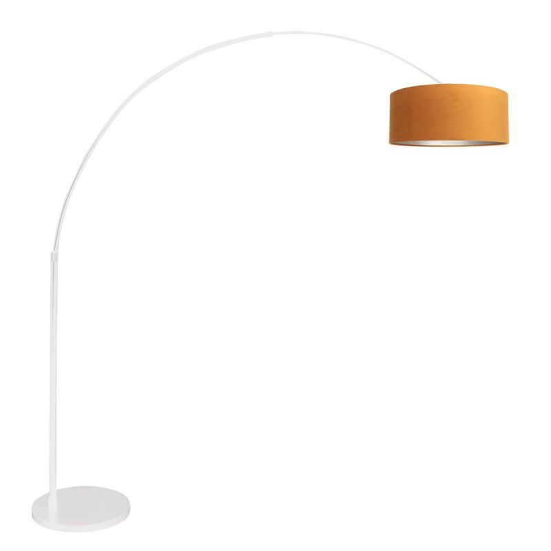 Steinhauer Bogenleuchte Sparkled Light weiß verschiedene Variationen gold (Velours) von Steinhauer Lighting