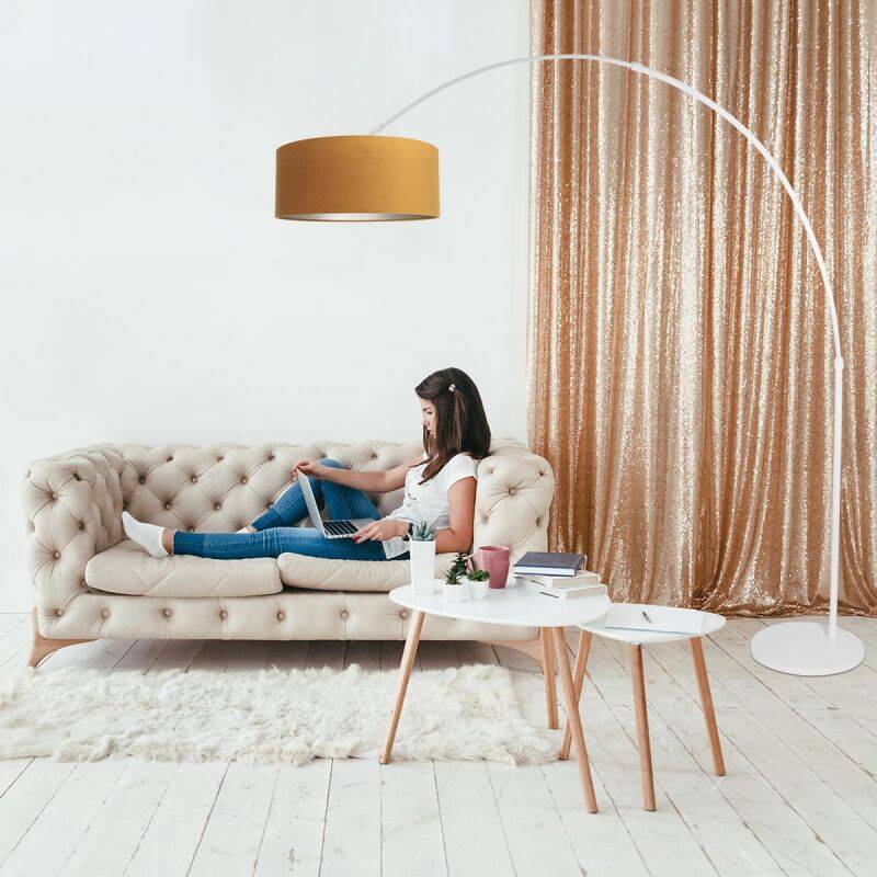 Steinhauer Bogenleuchte Sparkled Light weiß verschiedene Variationen von Steinhauer Lighting