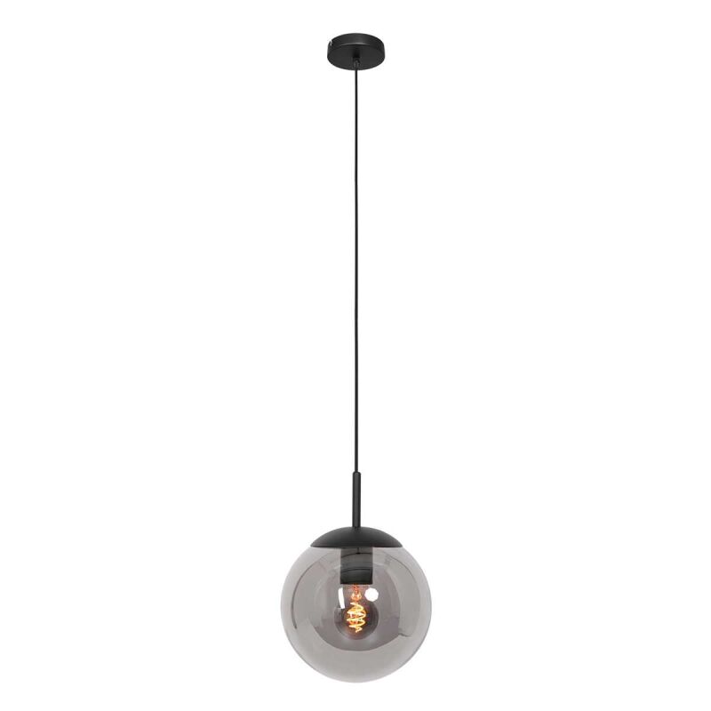 Steinhauer Bollique 20 Pendelleuchte Rauchglas schwarz 1 flammig von Steinhauer Lighting