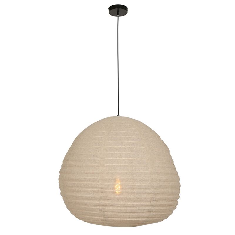 Steinhauer Design Leinen Pendelleuchte Anne Bangalore von Steinhauer Lighting