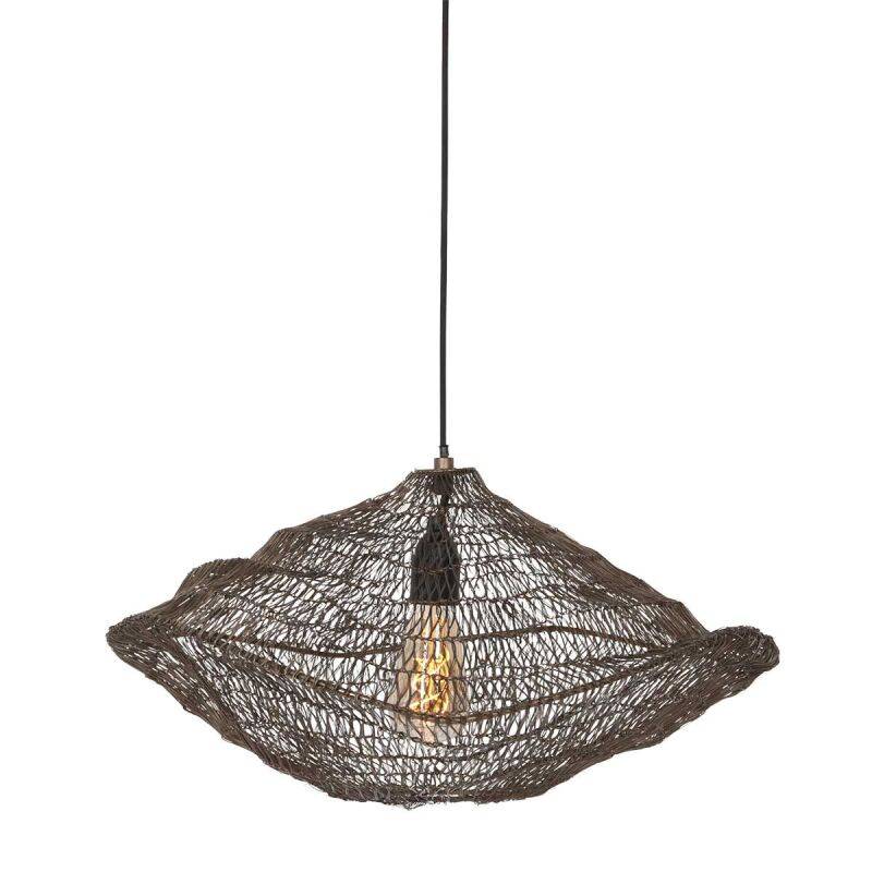 Steinhauer Feuilleter Pendelleuchte bronze E27 von Steinhauer Lighting