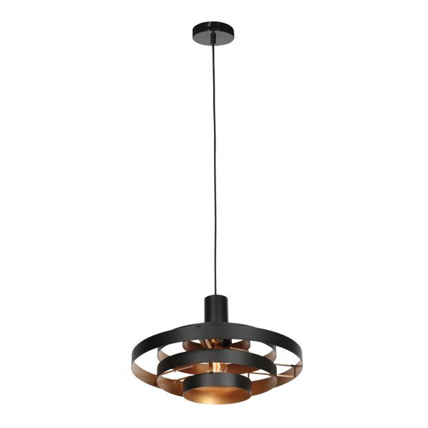 Steinhauer Halo Cirque Pendelleuchte schwarz von Steinhauer Lighting