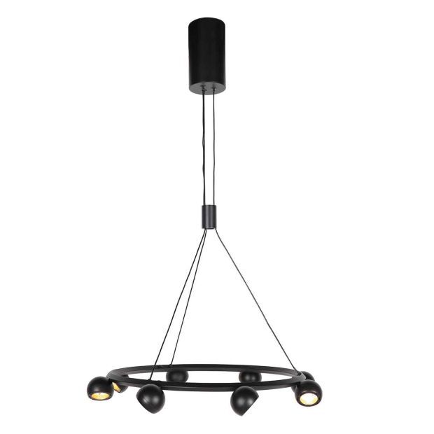Steinhauer Marcadore Pendelleuchte LED schwarz rund von Steinhauer Lighting