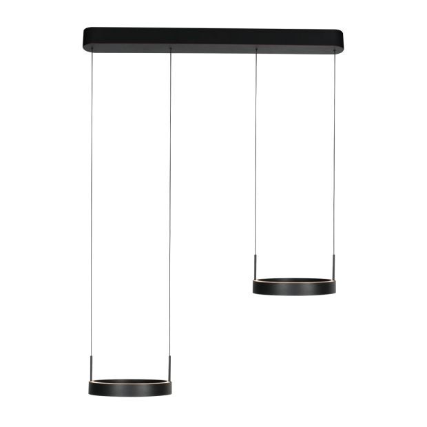 Steinhauer Mykty Pendelleuchte schwarz 2-teilig von Steinhauer Lighting