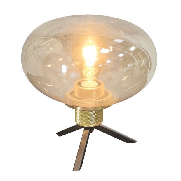 Steinhauer Reflexion Tischleuchte Amberglas von Steinhauer Lighting