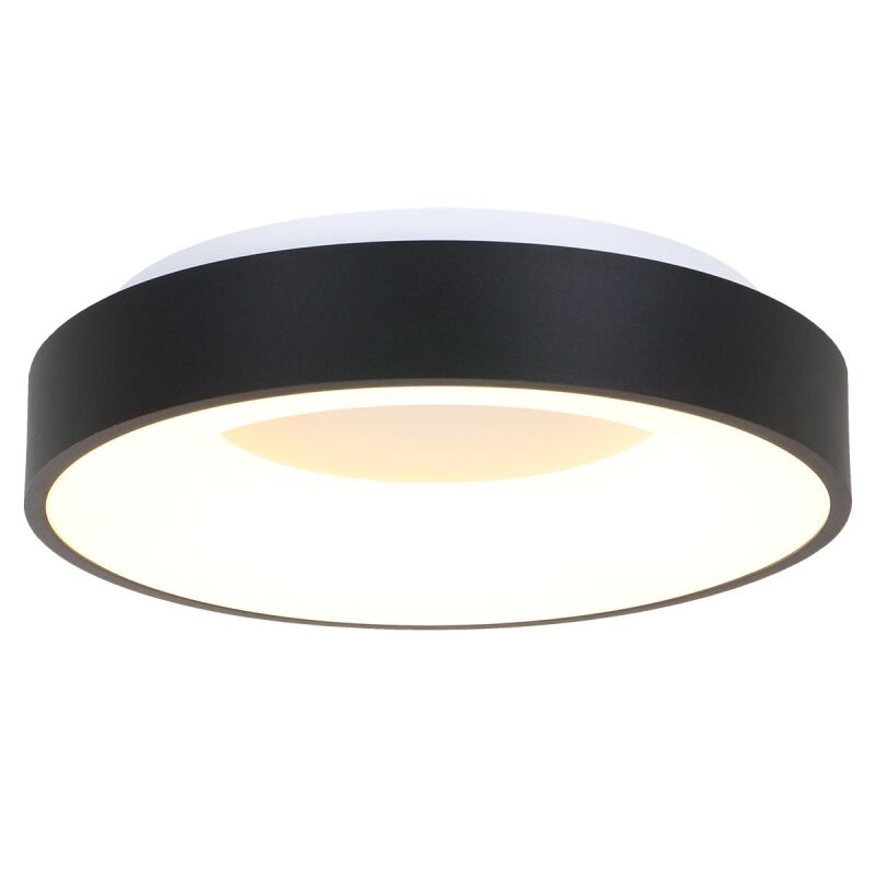 Steinhauer Ringlede 48 schwarz Deckenleuchte LED von Steinhauer Lighting