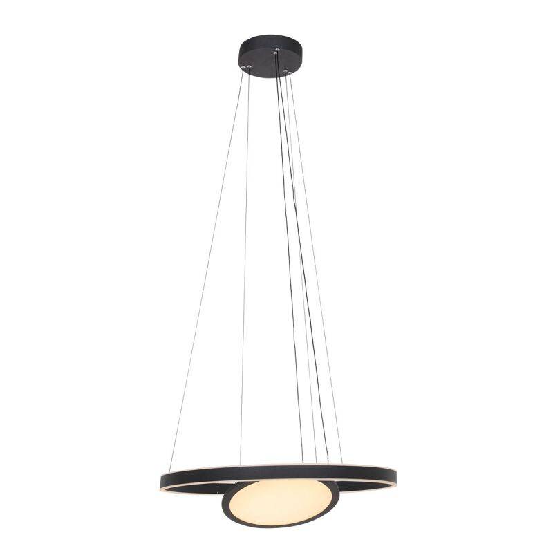 Steinhauer Ringlux 60 schwarz Pendelleuchte LED 42W + 24W von Steinhauer Lighting