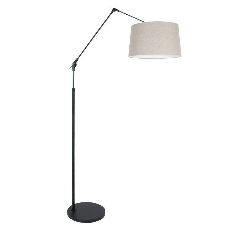 Steinhauer Stehleuchte Prestige Chic schwarz verschiedene Variationen grau konisch (Leinen) von Steinhauer Lighting
