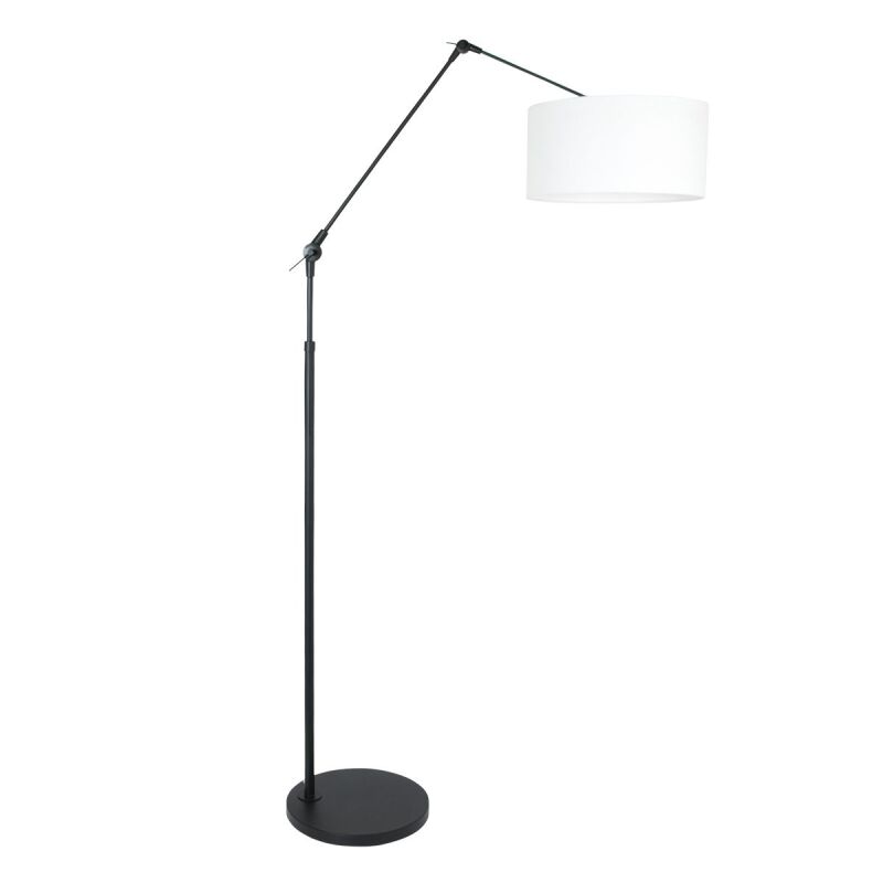 Steinhauer Stehleuchte Prestige Chic schwarz verschiedene Variationen weiß (Leinen) von Steinhauer Lighting