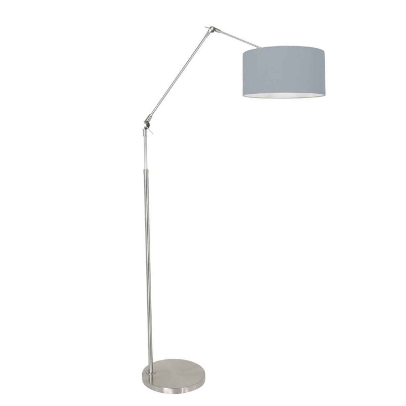 Steinhauer Stehleuchte Prestige Chic stahl verschiedene Variationen blau-grau (Leinen) von Steinhauer Lighting
