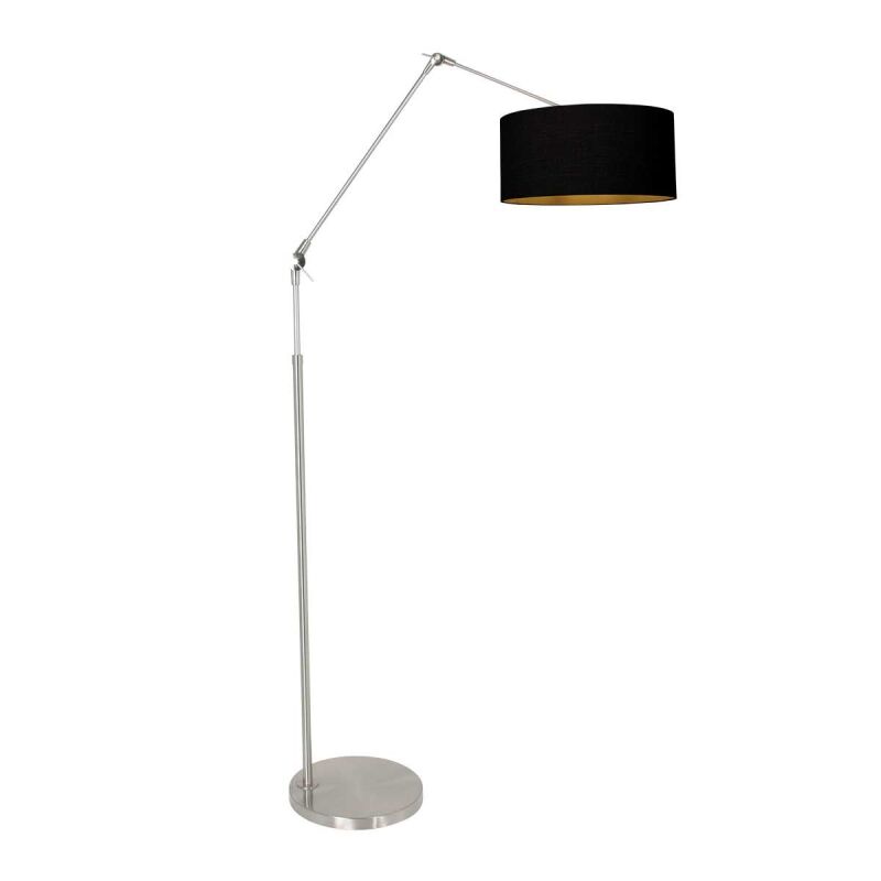Steinhauer Stehleuchte Prestige Chic stahl verschiedene Variationen schwarz (Leinen) von Steinhauer Lighting
