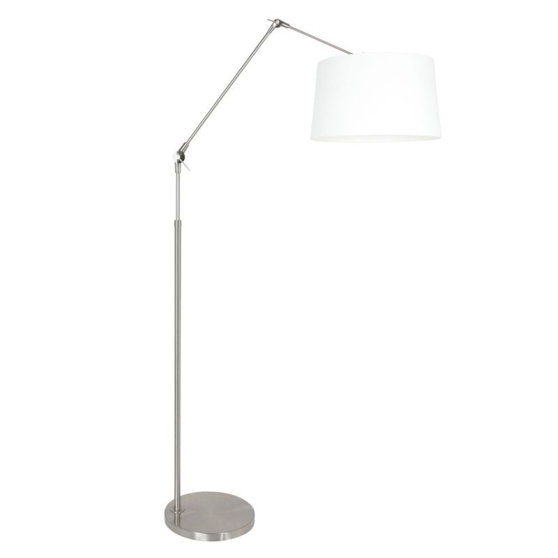 Steinhauer Stehleuchte Prestige Chic stahl verschiedene Variationen weiß konisch (Leinen) von Steinhauer Lighting