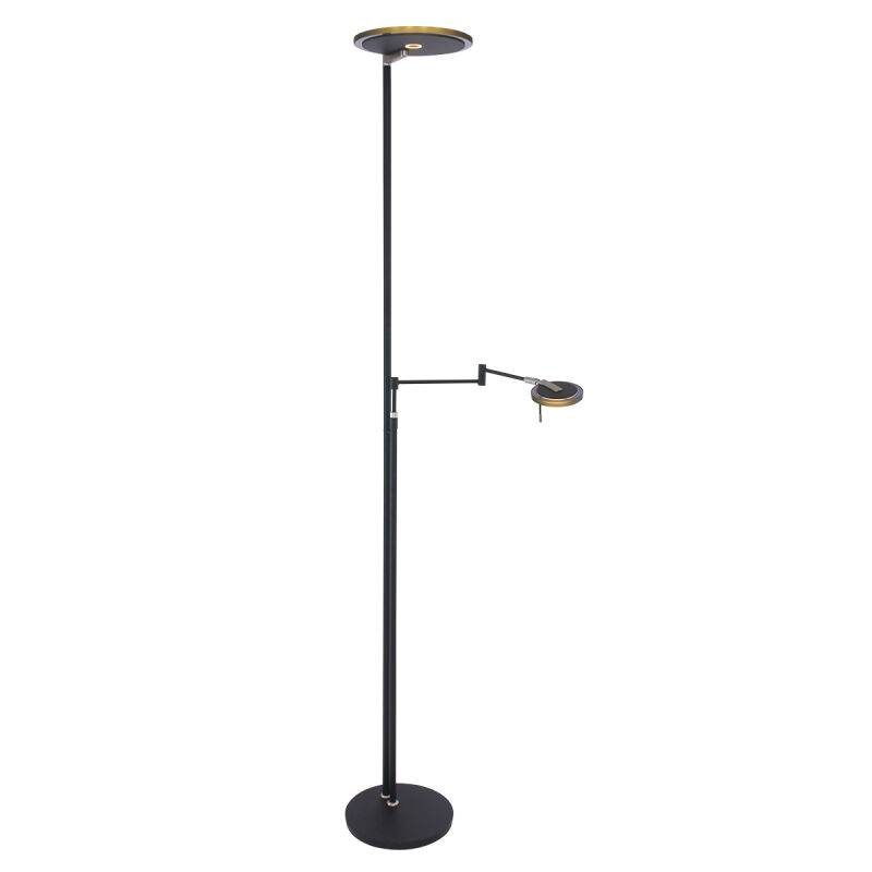 Steinhauer Stehleuchte Turound LED Rauchglas schwarz Steinhauer Stehleuchte Turound LED Rauchglas schwarz von Steinhauer Lighting