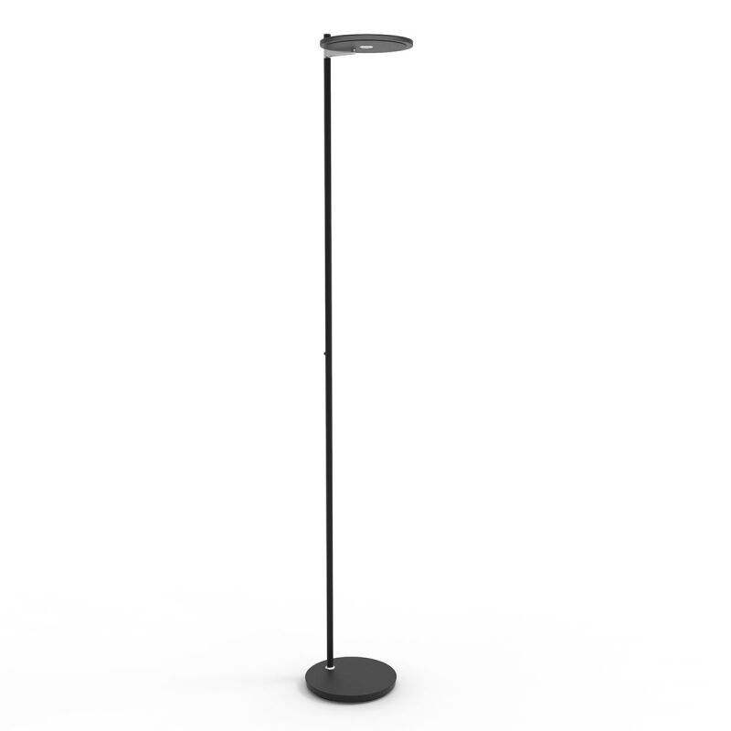 Steinhauer Stehleuchte Turound LED Rauchglas schwarz von Steinhauer Lighting