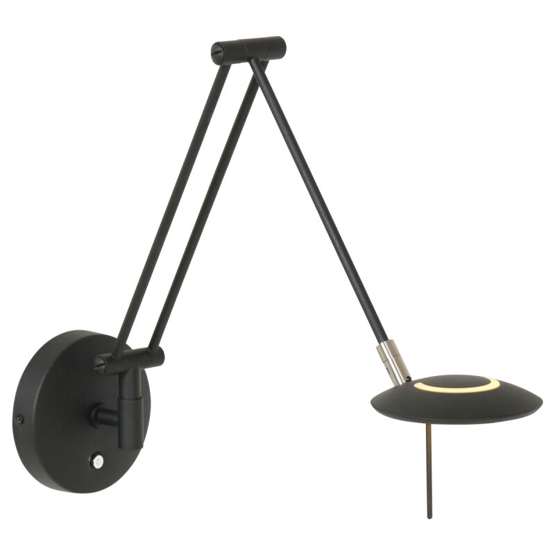 Steinhauer Wandleuchte Zodiac LED schwarz von Steinhauer Lighting