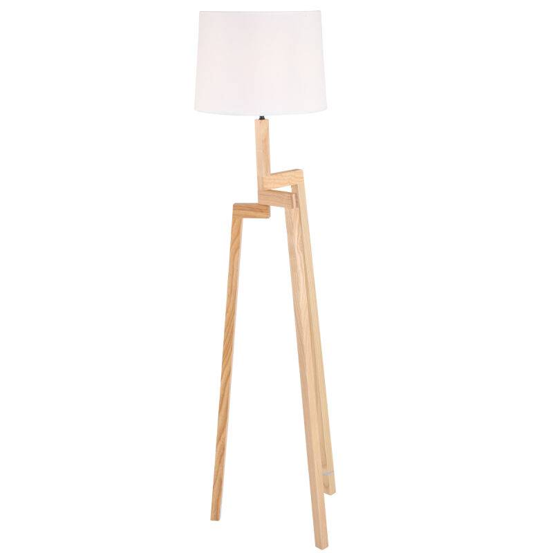 tolle Holzstehleuchte Bess von Steinhauer von Steinhauer Lighting