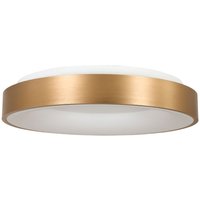 Blendarme LED Deckenlampe in Gold Weiß Ø30 cm stilvoll von Steinhauer