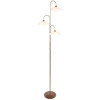 Dimmbare Stehlampe Glas Metall 168 cm inkl. G9 3-flmg von Steinhauer
