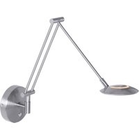 Flexibler LED Wandstrahler in Stahl mit Stecker dimmbar von Steinhauer