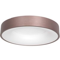 LED Deckenlampe Metall Kunststoff in Bronze Weiß Ø48 cm von Steinhauer