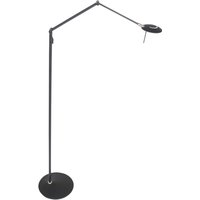 LED Stehlampe Modern Schwarz 185 cm beweglich dimmbar von Steinhauer