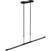 Lange LED Deckenlampe dimmbar Schwarz 122 cm 4000 K von Steinhauer