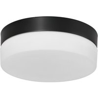 Runde LED Deckenlampe Glas Metall IP44 Ø18 cm 12 W von Steinhauer