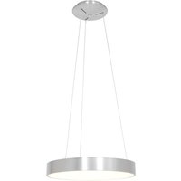Runde LED Hängelampe in Silber Ø48 cm 2700 K wohnlich Runde LED Hängelampe in Silber Ø48 cm 2700 K wohnlich von Steinhauer