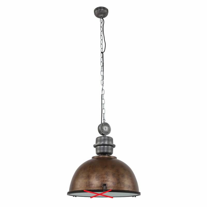 Steinhauer Braune Hängeleuchte Hängeleuchte Lamp Industriedesign SIEHE TEXT/FOTO von Steinhauer