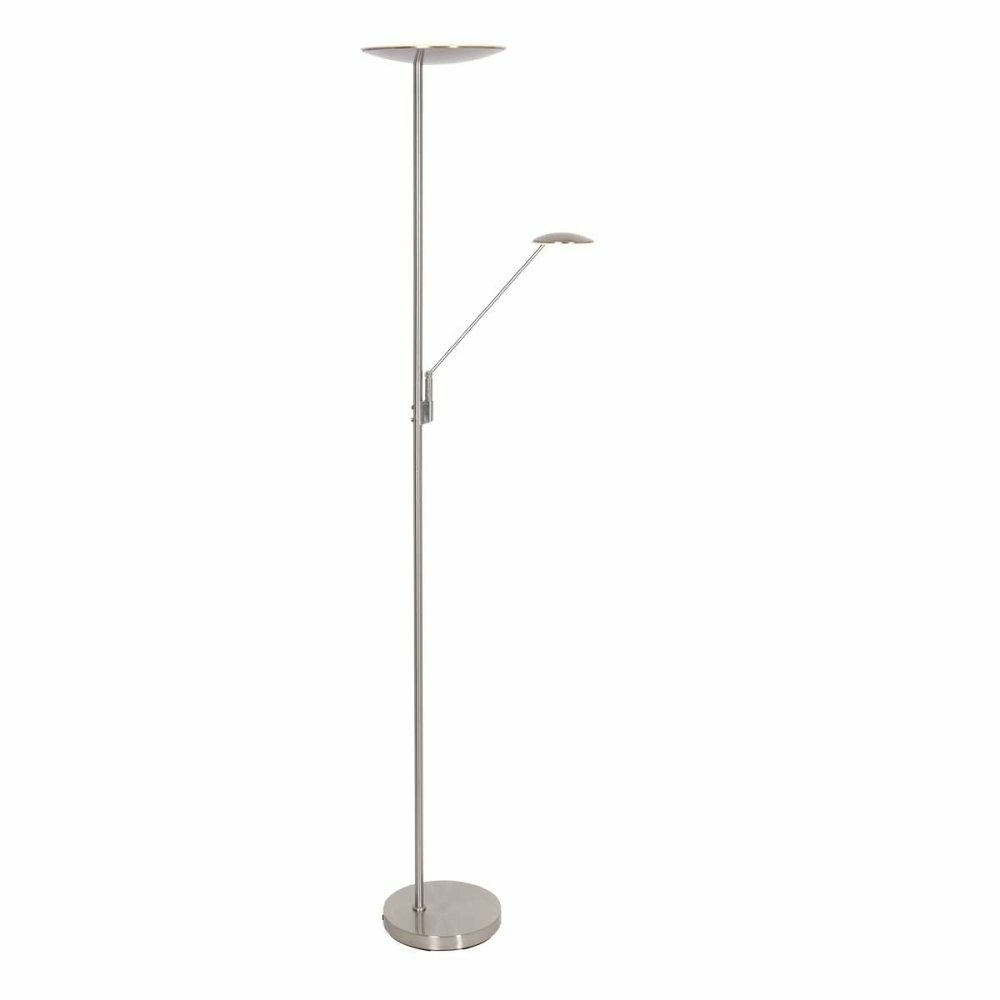 Steinhauer Daphne Deckenfluter Stehlampe Leuchte LED Stahl gebürstet 2-flammig Steinhauer Daphne Deckenfluter Stehlampe Leuchte LED Stahl gebürstet 2-flammig von Steinhauer