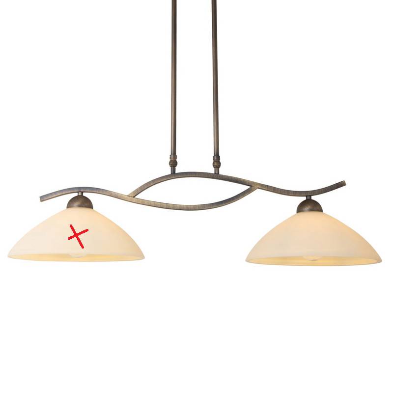 Steinhauer Hängeleuchte Capri 6836 Br Pendelleuchte Hängelampe Siehe Text/Foto B-Ware von Steinhauer