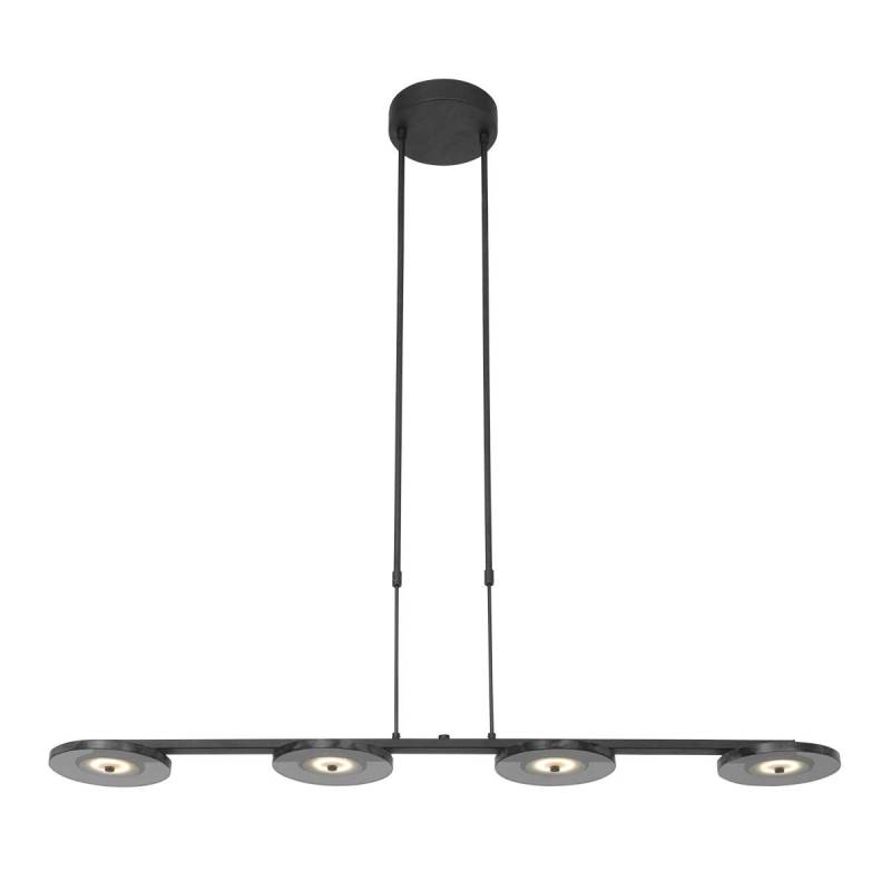 Steinhauer LED-Pendelleuchte TUROUND 4-flammig in Farbe Schwarz/Rauchglas Steinhauer LED-Pendelleuchte TUROUND 4-flammig in Farbe Schwarz/Rauchglas von Steinhauer