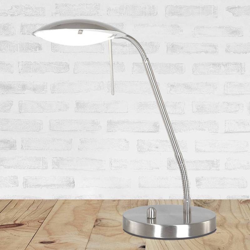 LED-Schreibtischleuchte Eloi, dimmbar, stahl von Steinhauer
