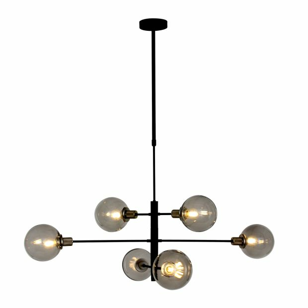 Steinhauer Pendelleuchte Constellation Hängeleuchte Lampe Leuchte 6 Fl. Schwarz B-Ware Steinhauer Pendelleuchte Constellation Hängeleuchte Lampe Leuchte 6 Fl. Schwarz B-Ware von Steinhauer