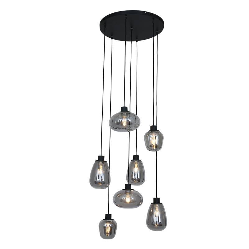 Steinhauer Reflexion Pendelleuchte Deckenlampe Hängeleuchte Lampe Leuchte Glas E B-Ware von Steinhauer