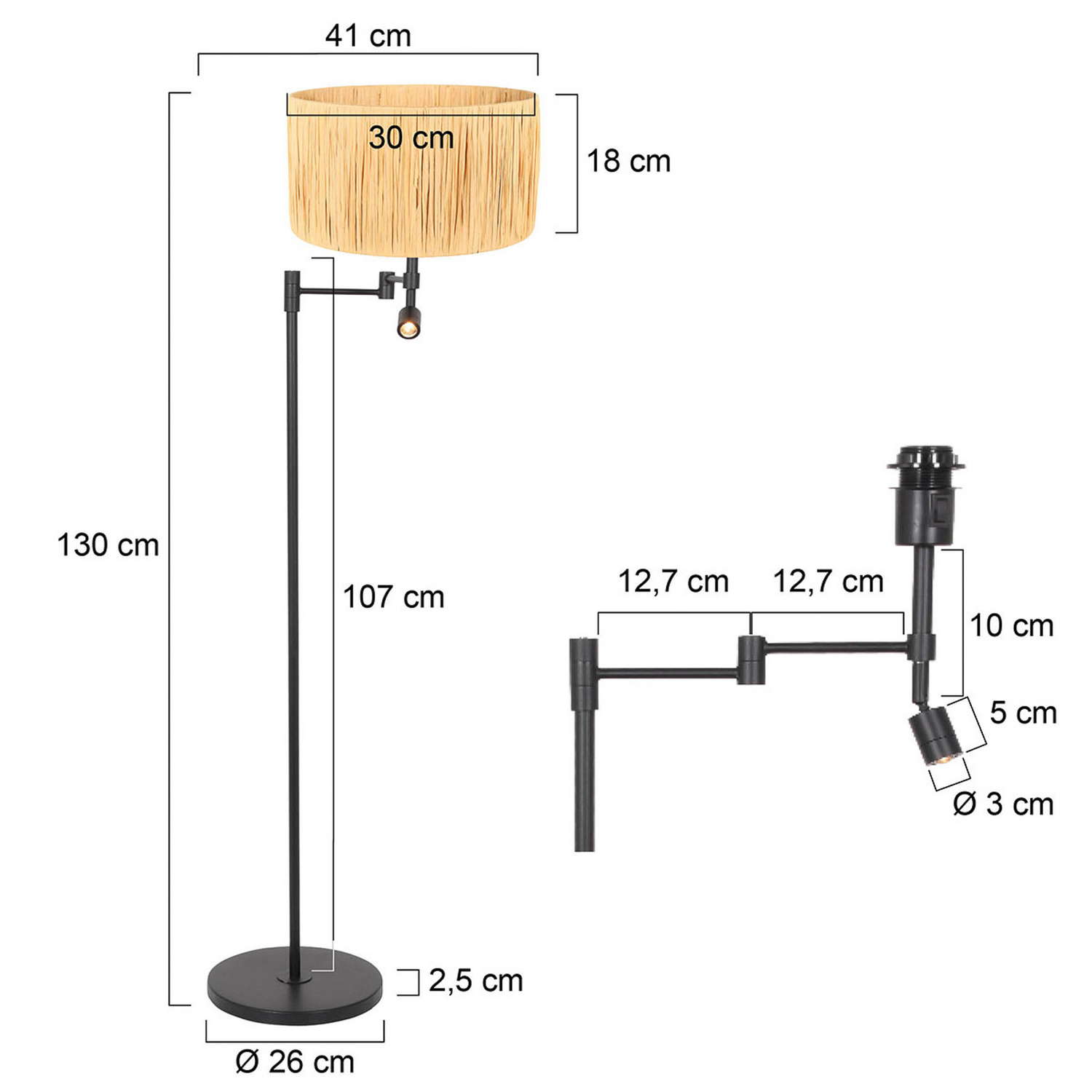Steinhauer Stang Stehleuchte Stehlampe Leuchte Lampe Standleuchte Standlampe B-Ware Steinhauer Stang Stehleuchte Stehlampe Leuchte Lampe Standleuchte Standlampe B-Ware von Steinhauer